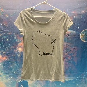 Wisconsin home tshirt